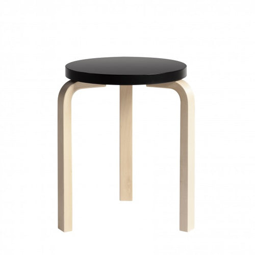 Stool 60. Asiento lacado.